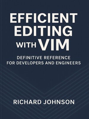 cover image of Efficient Editing with Vim